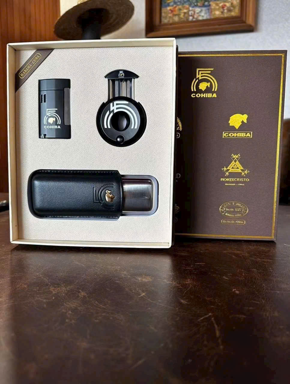 Set phụ kiện 3 món phiên bản kỉ niệm 55 năm COHIBA T69188