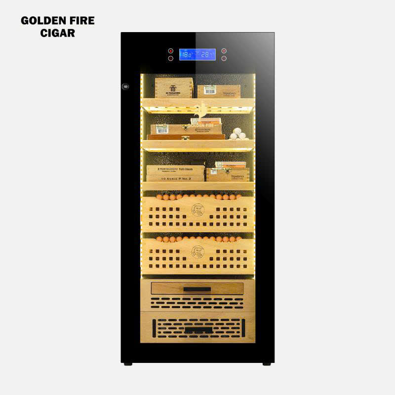 Tủ xì gà 500 điếu chính hãng Golden Fire GF 098 Black533