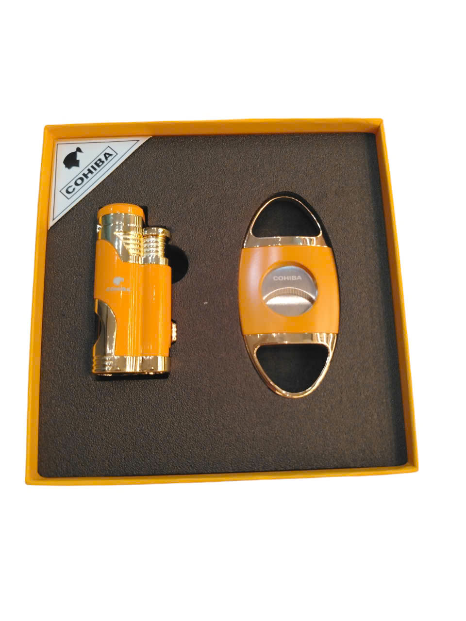 Set phụ kiện xì gà 2 món Golden Fire GF 359/J398