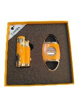 Set phụ kiện xì gà 2 món Golden Fire GF 359/J398